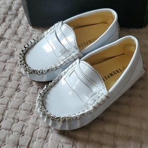 Trumpette baby boy shoes white size 5